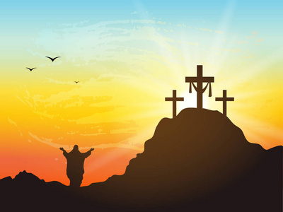 耶稣复活了图片