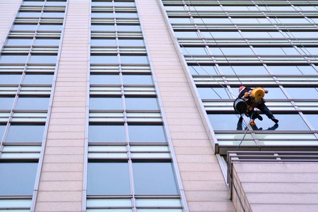 城市抽象背景现代玻璃幕墙细部写字楼商务建筑