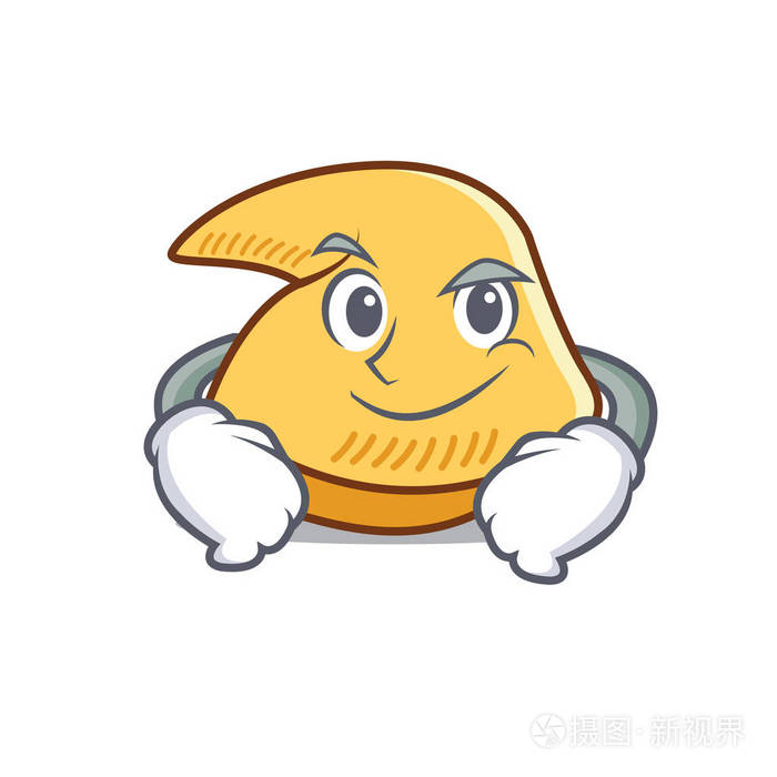 傻笑的财富曲奇卡通人物