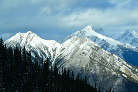 加拿大的落基山脉班夫, 艾伯塔省, 加拿大