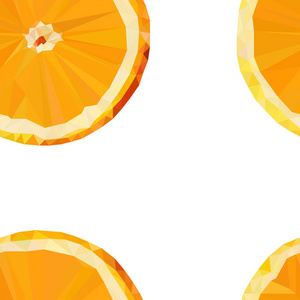 彩色程式化橙果, 无缝图案
