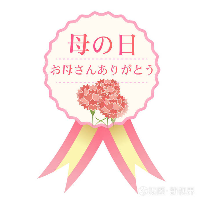 康乃馨母亲节花图标
