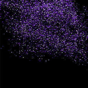 紫色爆炸的五彩纸屑