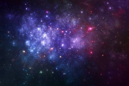 梦幻宇宙银河与星和星云, 天文背景
