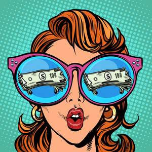 戴墨镜卡通图片