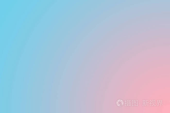 柔和的甜模糊的蓝色和粉红色柔和的颜色背景抽象渐变桌面壁纸