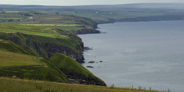 风景秀丽的海岸线, Berriedale, 凯斯内斯, 苏格兰高地, 苏格兰