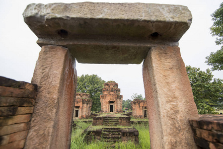 Prasat 在泰国东北部的武里公羊省布里兰南部。泰国, 布里兰, 2017年11月