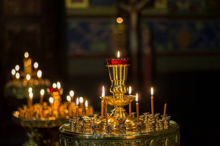 在东正教的蜡烛