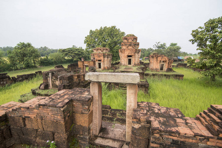 Prasat 在泰国东北部的武里公羊省布里兰南部。泰国, 布里兰, 2017年11月