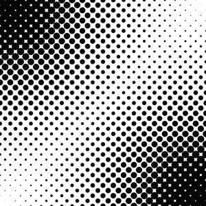 抽象几何半色调点图案背景单色矢量图形设计