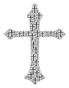 基督教十字图标图
