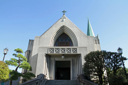 日本横滨山手线圣心大教堂图片