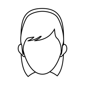 人物头像人物形象轮廓