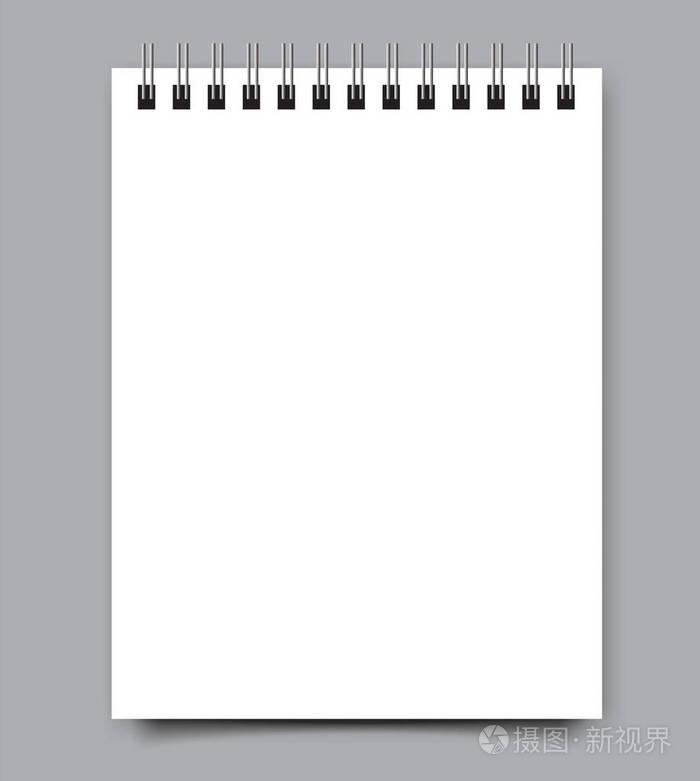 空白方笔记本日历样机封面模板