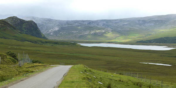 一条穿过山谷的道路, 苏格兰高地, 苏格兰