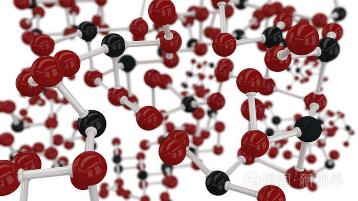 3d渲染连接和粒子的结构