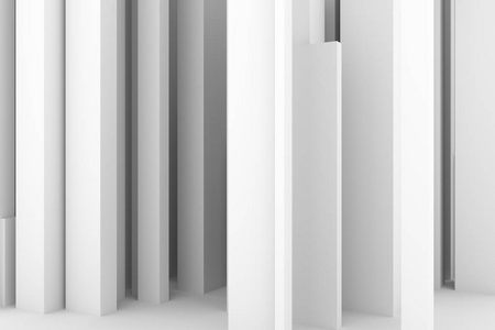 抽象现代柱式软白灰色背景。装饰
