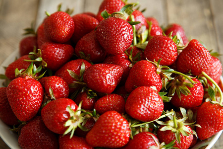 美丽可口的草莓