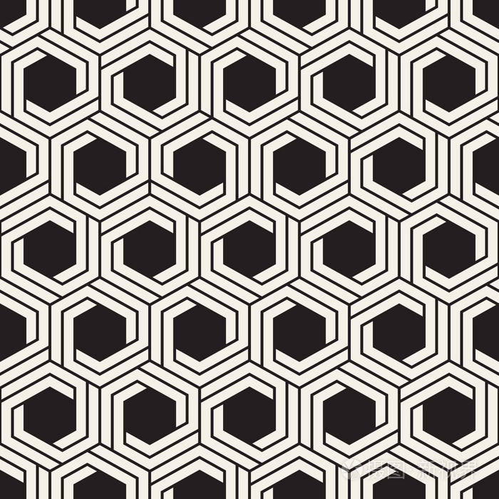 现代时尚的纹理与单色格子.重复几何网格.简单的设计背景