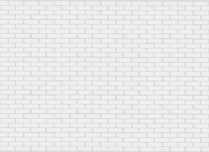 白色砖墙。无缝纹理