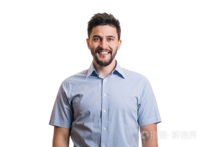 年轻的大胡子男人的肖像