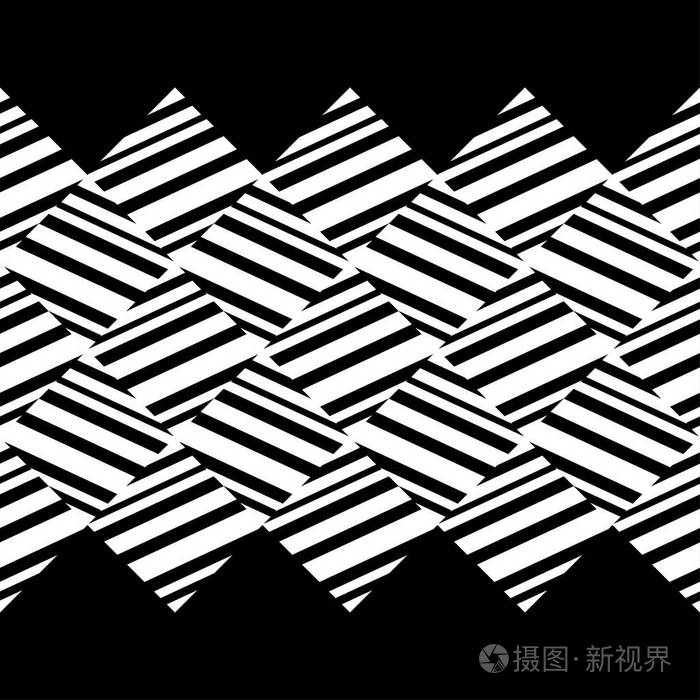 明亮的颜色和简单的形状.时尚无缝图案设计