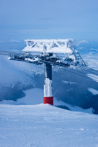 冰冻缆车, 高山风光, 亚斯纳马蒂奇, 低 Tatras, 斯洛伐克