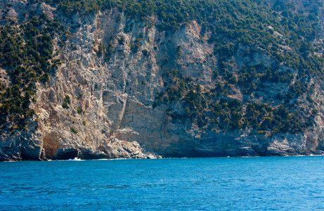 意大利五渔村国家公园岩石利古里亚海海岸