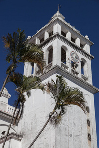 Juayua 教堂的黑人基督。Juayua, 松索纳特, 萨尔瓦多
