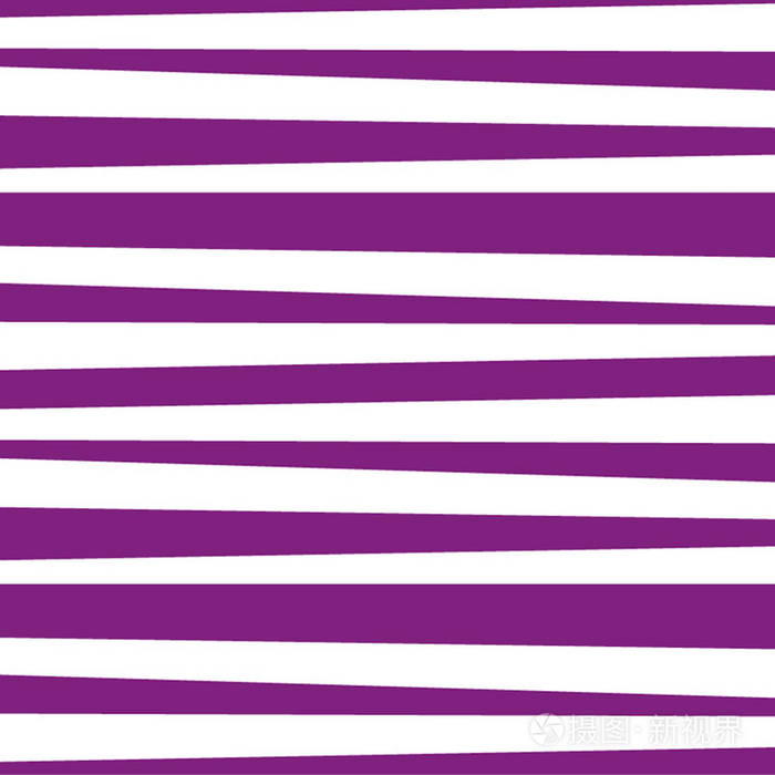 带紫色和白色水平条纹的可爱图案横幅