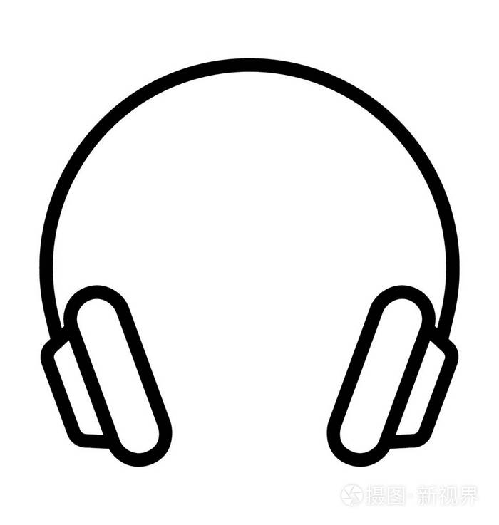 耳机矢量图标