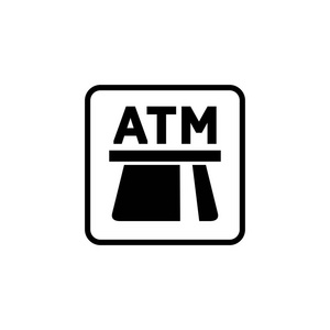 自动取款机 Atm 符号