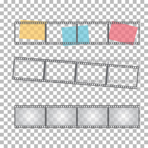 空白胶片框架股票例证。帧膜矢量图象