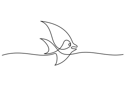 简约鱼图片