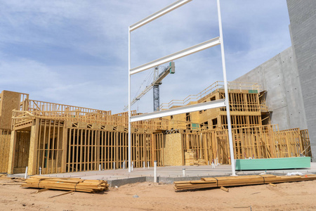 大型商业建筑地盘照片