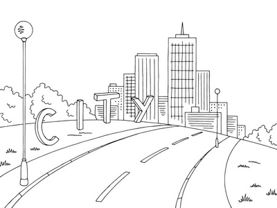 路素描图片-路素描素材-路素描插画-摄图新视界