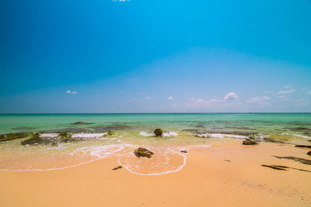 美丽的天堂热带海滩和海