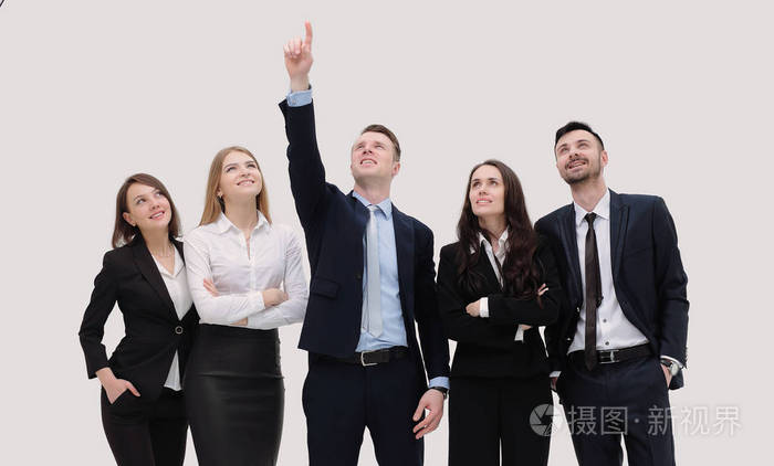 指向目标的业务团队的领导者