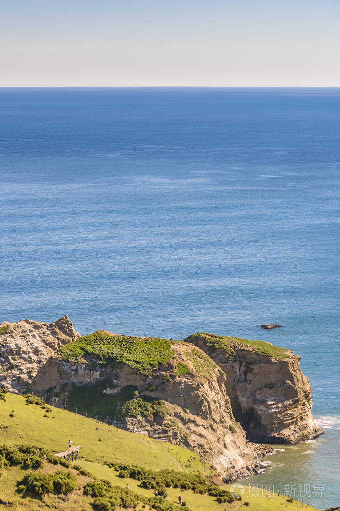 chiloe智利空中海岸景观场景