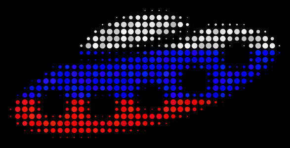 半色调俄罗斯飞碟图标图片