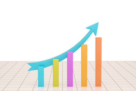 曲线上升图图片