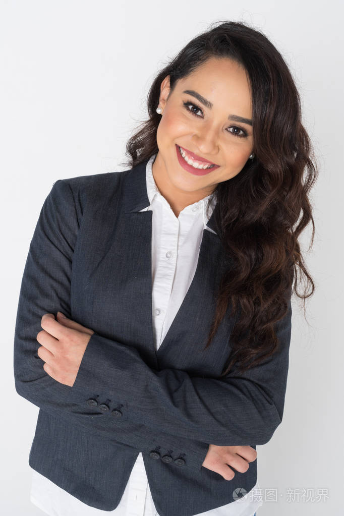 在工作的女商人