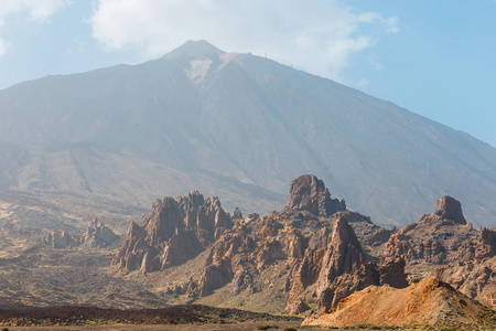 罗克斯德加西亚和埃尔泰德火山，特内里费岛，西班牙