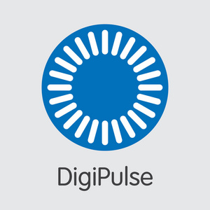 Digipulse Cryptocurrency矢量 Web 图标