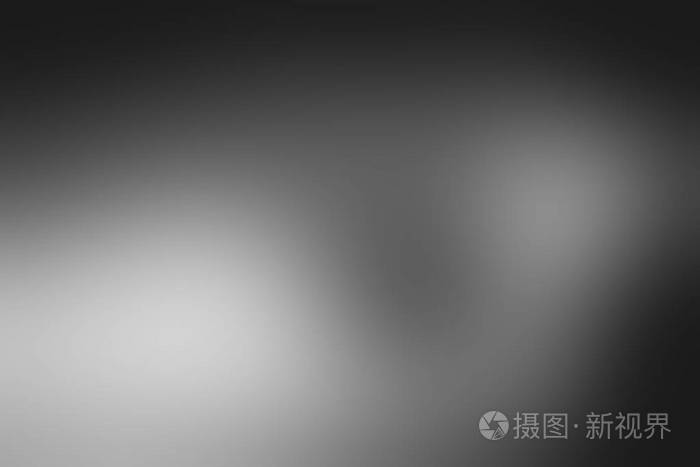 抽象暗灰色渐变和黑色抽象工作室背景模糊光影