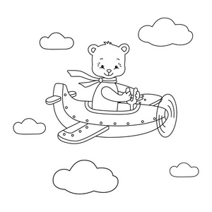 熊在飞机上