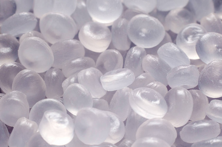 聚丙烯颗粒特写背景纹理照片