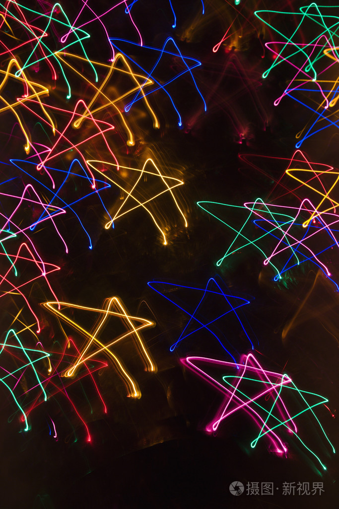 运动模糊反射光图案