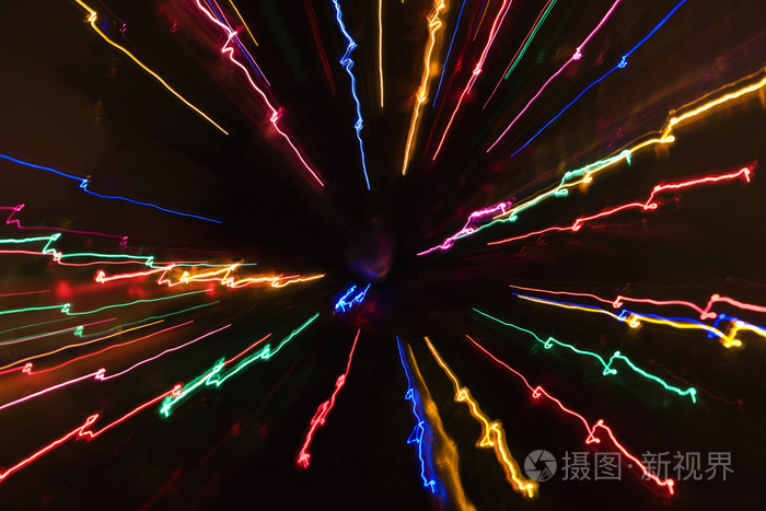 运动模糊反射光图案